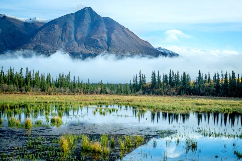 The Reflection Of The Aljass Mountain The Reflection Of The Aljass Mountain
