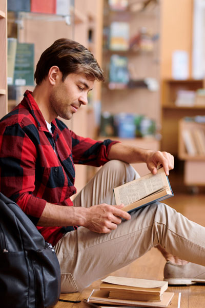 Man Reading Book Man Reading Book
